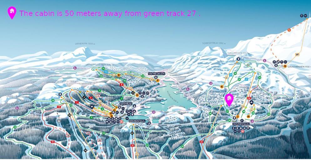 Gaustablikk Hytta Ski-In Ski-Out Exterior photo
